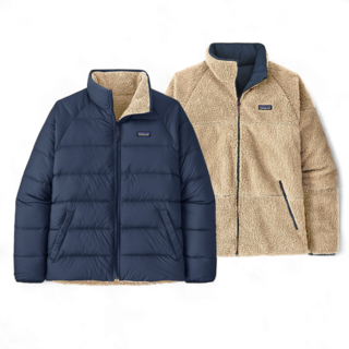Patagonia M's Reversible Silent Down Jkt - New Navy