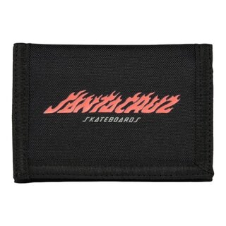 Santa Cruz Flame Strip Wallet - Black
