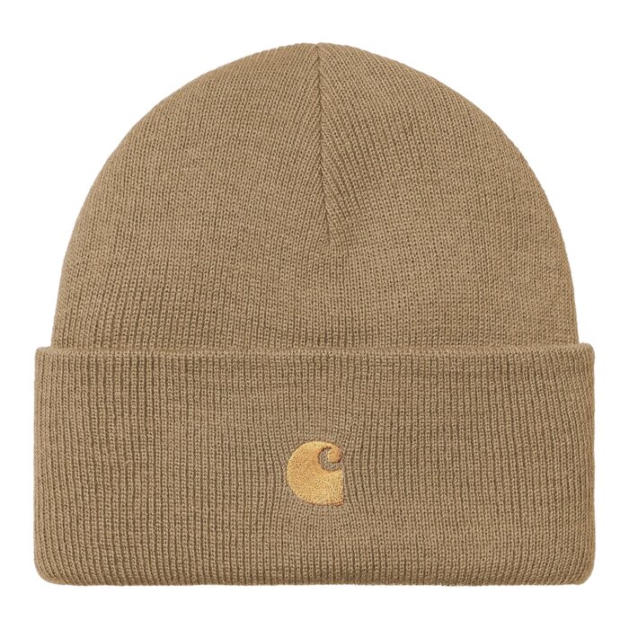 Carhartt WIP Chase Beanie - Peanut/Gold
