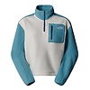 W' Yumiori 1/4 Zip - Algae Blue/White