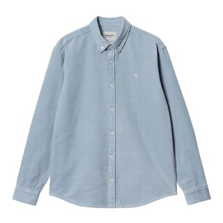 Carhartt WIP L/S Madison Cord Shirt - Dusty ice / Wax