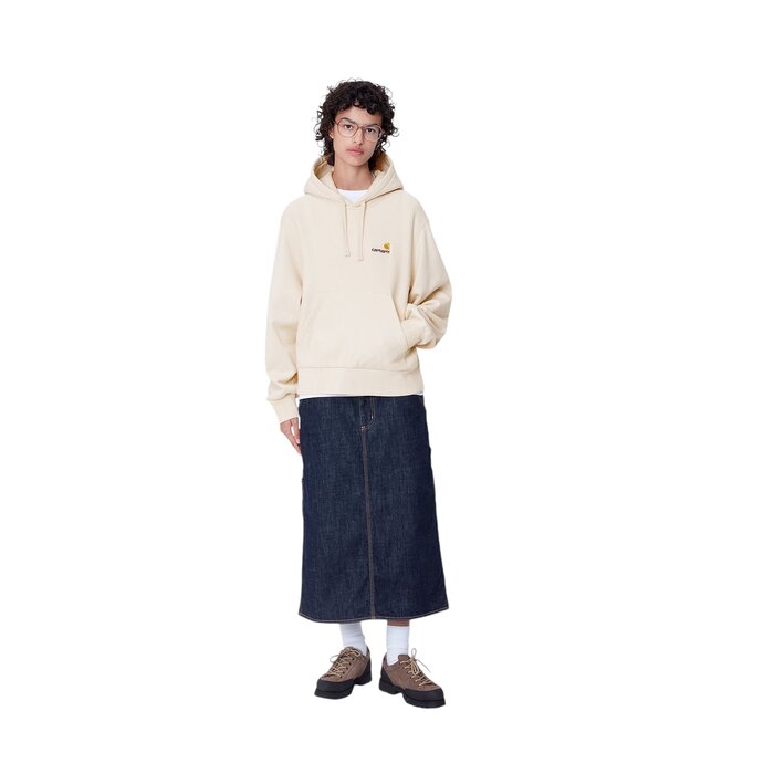 Carhartt WIP W' HD American Script Sweat - Moonbeam