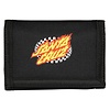 Oval Wallet Check Flame - Black