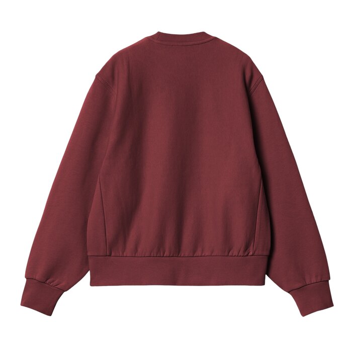 Carhartt WIP W' American Script Sweat - Malbec