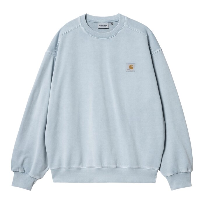 Carhartt WIP Vista Sweat - Dusty Ice (Garment Dyed)