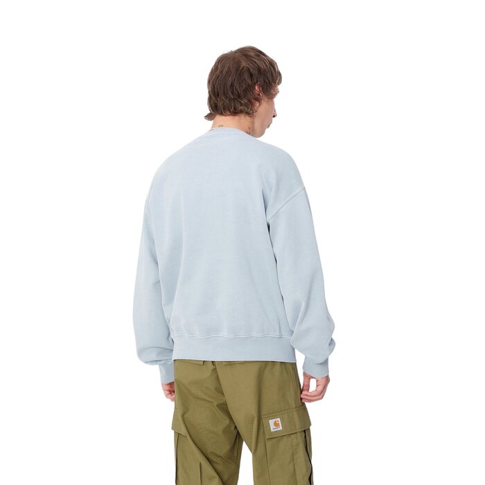 Carhartt WIP Vista Sweat - Dusty Ice (Garment Dyed)
