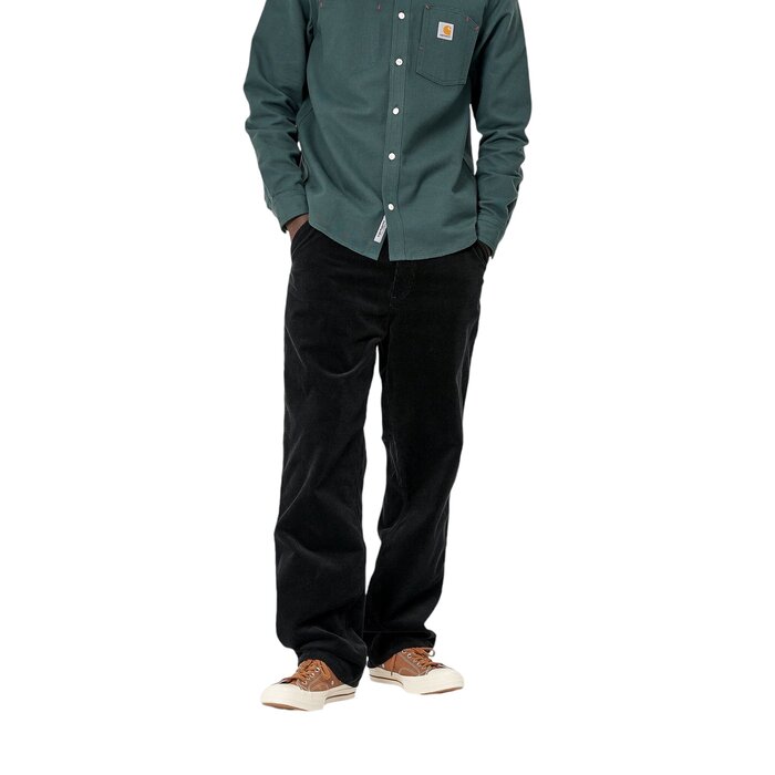 Carhartt WIP Simple Pant Corduroy - Black (Rinsed)