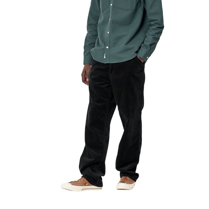Carhartt WIP Simple Pant Corduroy - Black (Rinsed)