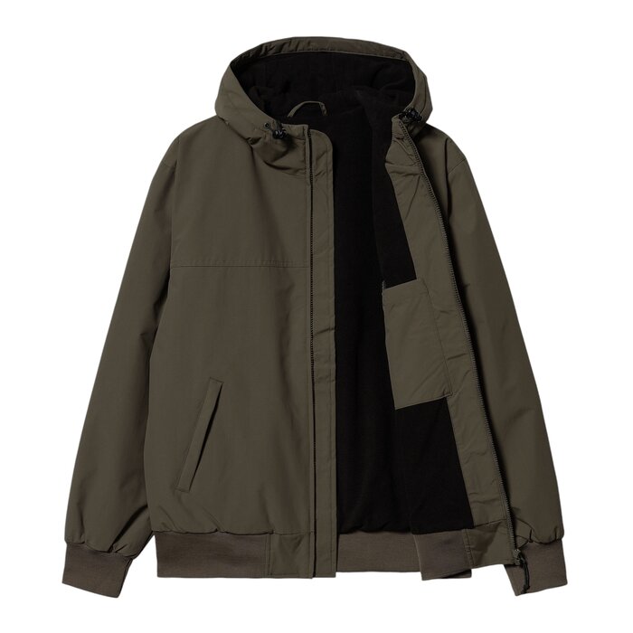 Carhartt WIP Hooded Sail Jacket - Cypress/Black