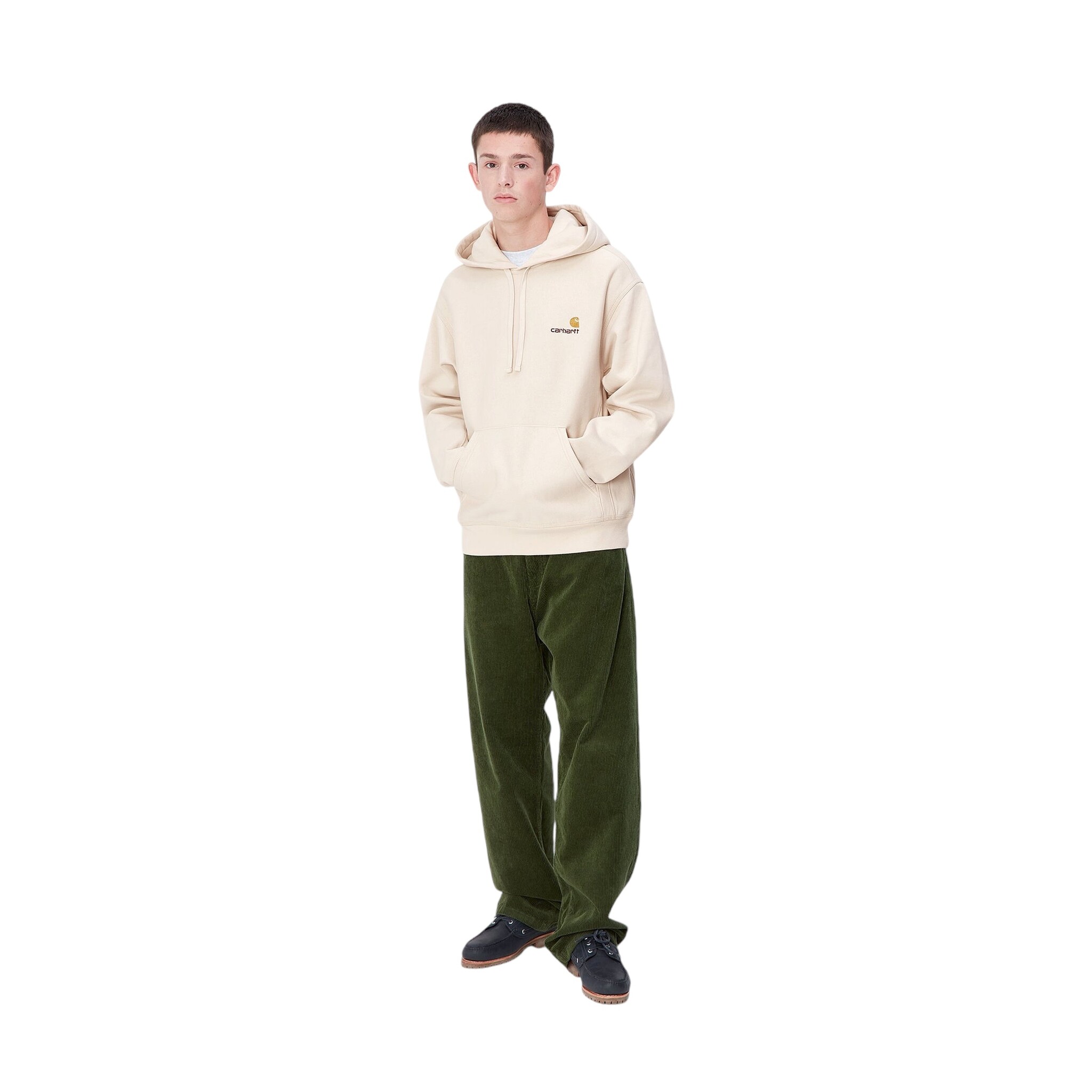 Carhartt WIP Hooded American Script - Moonbeam