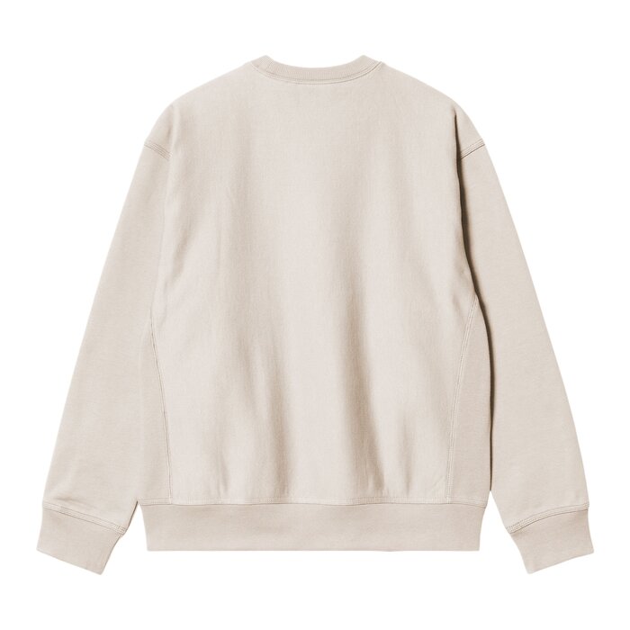Carhartt WIP American Script Sweat - Moonbeam