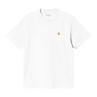 Carhartt WIP W' S/S Chase T-Shirt - White/Gold