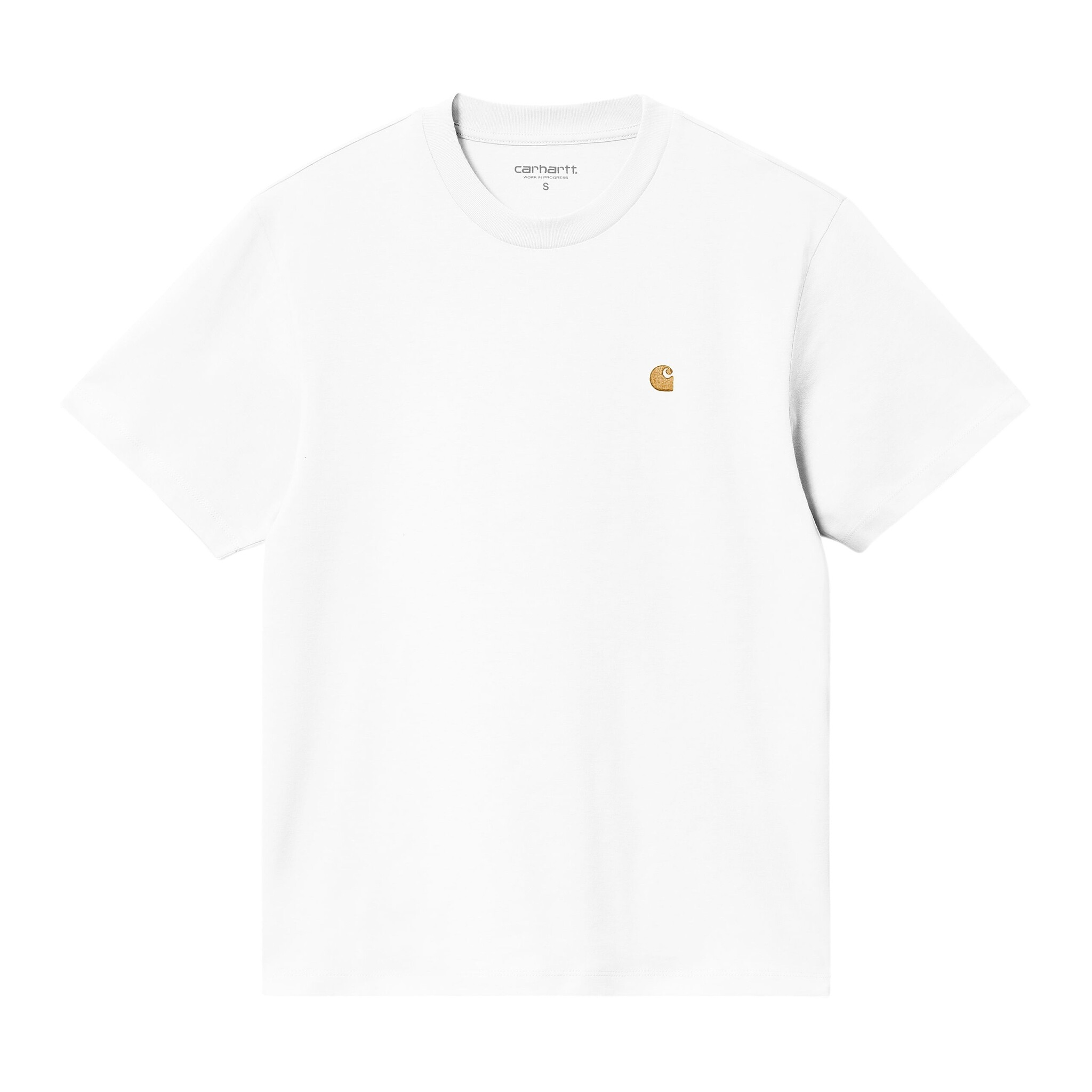Carhartt WIP W' S/S Chase T-Shirt - White/Gold
