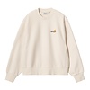 W' American Script Sweat - Moonbeam