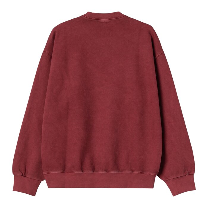 Carhartt WIP Vista Sweat - Scarlet (Garment Dyed)