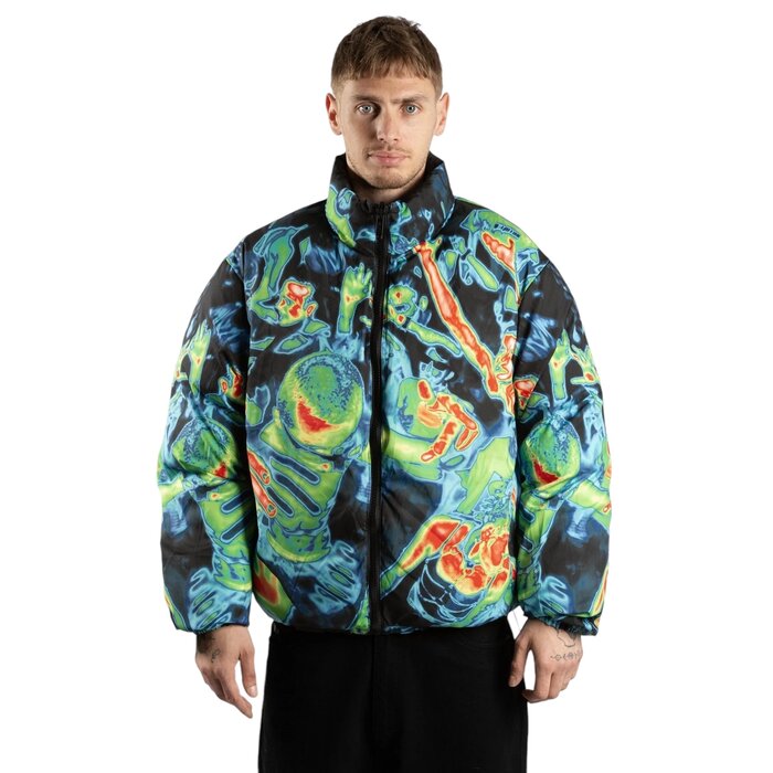 Wasted Paris Fusion Puffer Jacket - Black