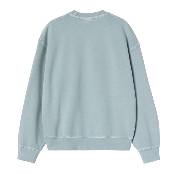 Carhartt WIP W' Nelson Sweatshirt - Dusty Ice (Garment Dyed)