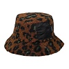 Orla Bucket Hat - Camo Leo Jacquard Tamarin/Black