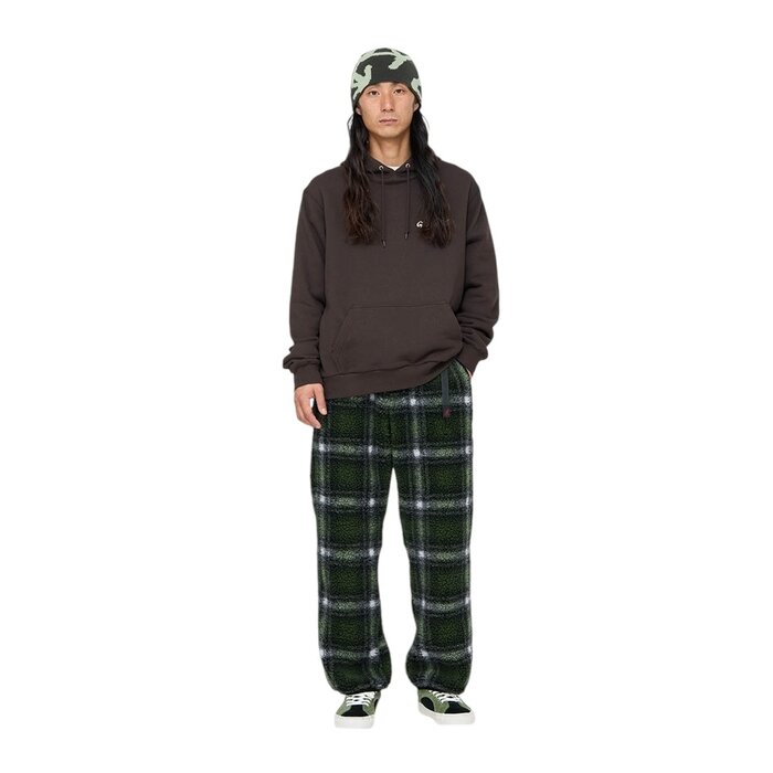 Gramicci Shadow Plaid Sherpa Pant - Olive Shadow Plaid