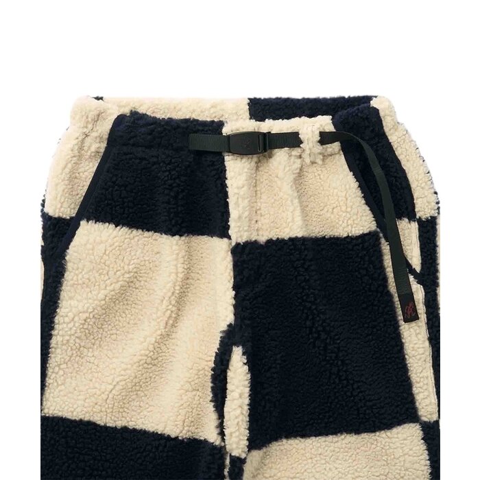 Gramicci Checkered Sherpa Pant - Natural/Navy Check