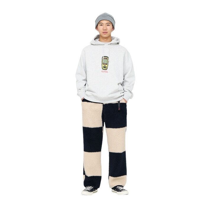 Gramicci Checkered Sherpa Pant - Natural/Navy Check
