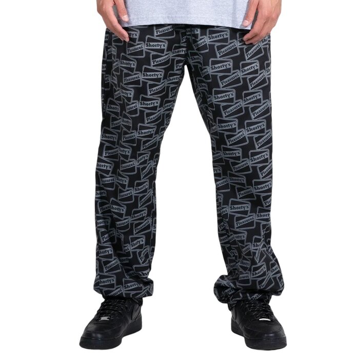 Pleasures Reflective Track Pants - Black