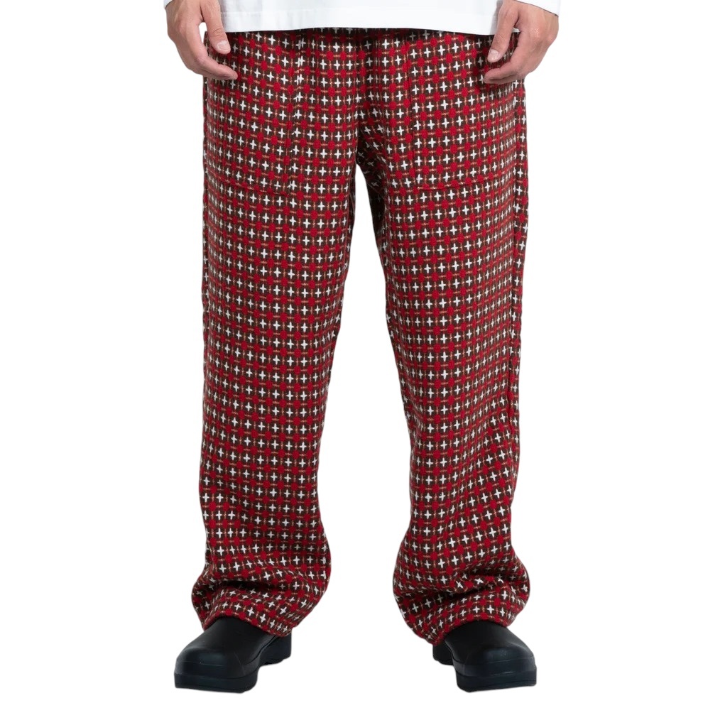 Pleasures Cross Easy Pant - Red
