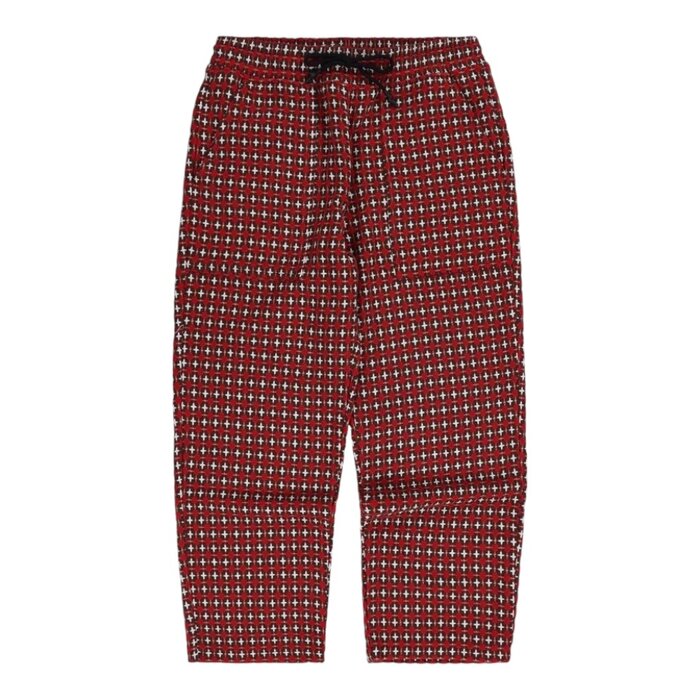 Pleasures Cross Easy Pant - Red