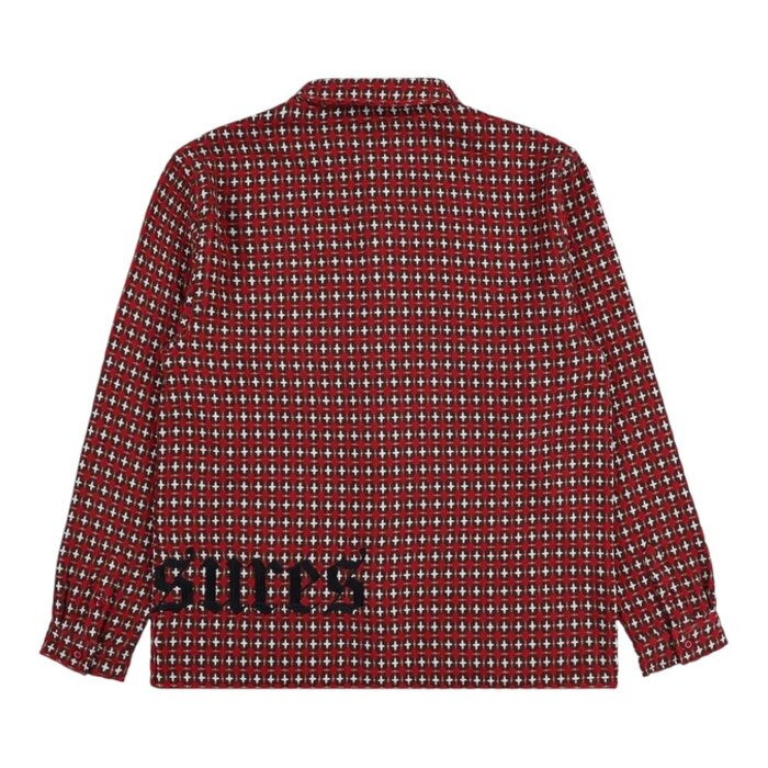 Pleasures Cross Work Shirt - Red