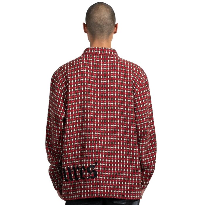 Pleasures Cross Work Shirt - Red