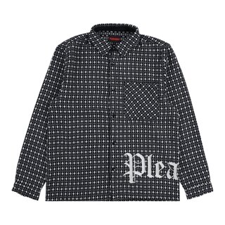 Pleasures Cross Work Shirt - Grey