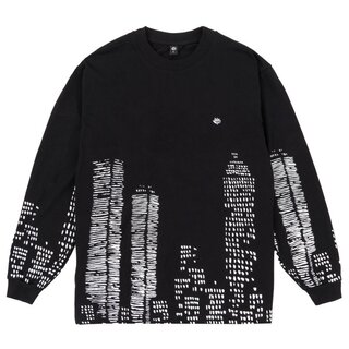 Magenta Down Town L/S Tee - Black