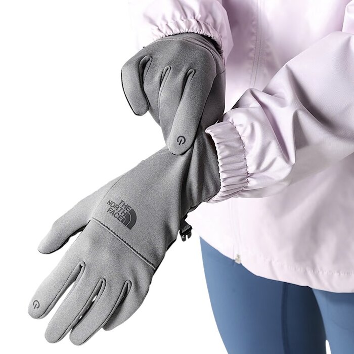 The North Face W' Etip Recycled Glove - Medium Grey Heather