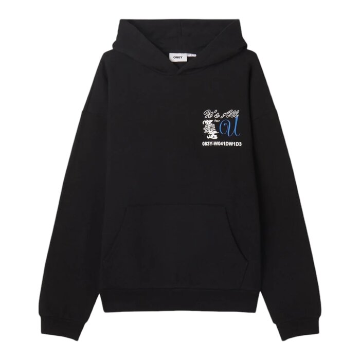 Obey For You Extra Heavy Hood II - Black