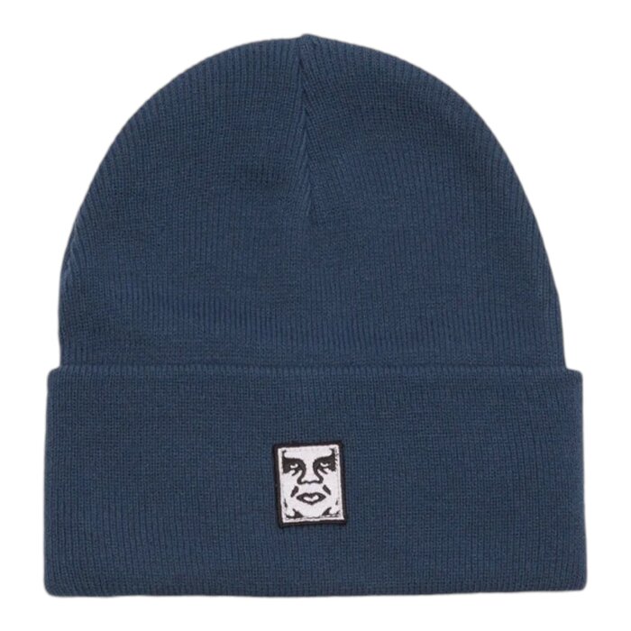 Obey Icon Patch Cuff Beanie - Legion Blue