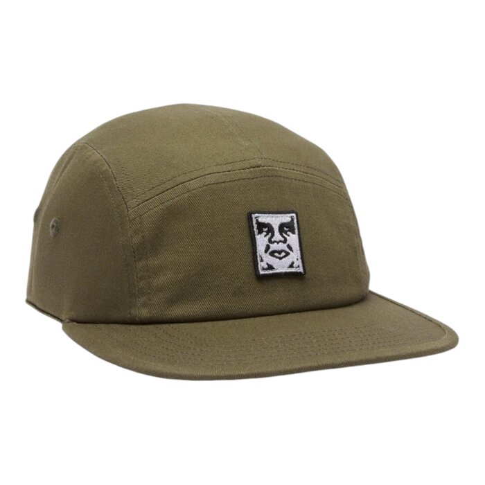 Obey Icon Patch Twill Camp Hat - Olive