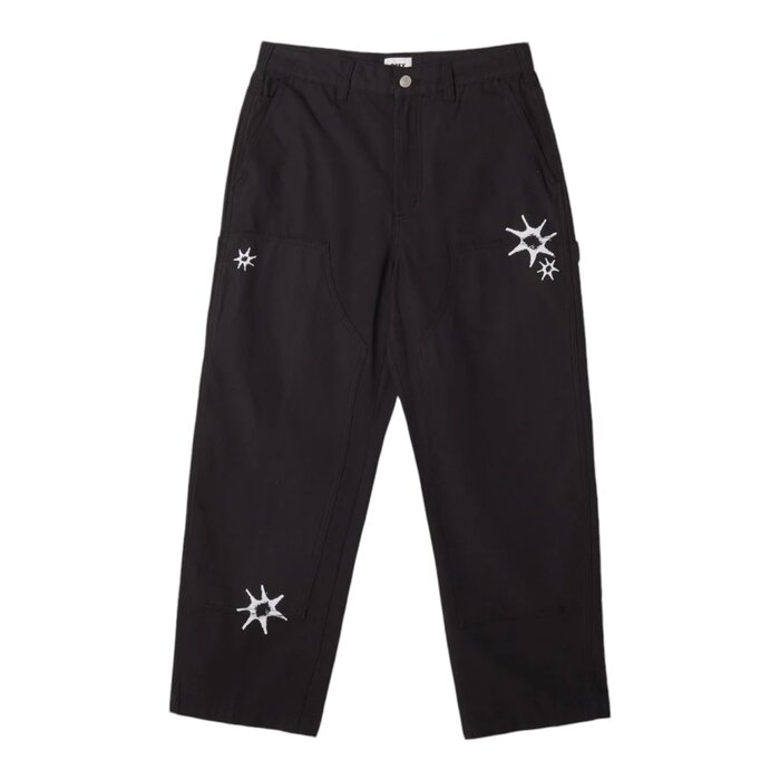 Obey Big Timer Printed Carpenter Pant - Black