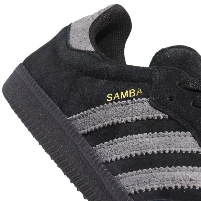 Adidas Skateboarding Samba Adv - Core Black / Grey Four / Gold Metallic