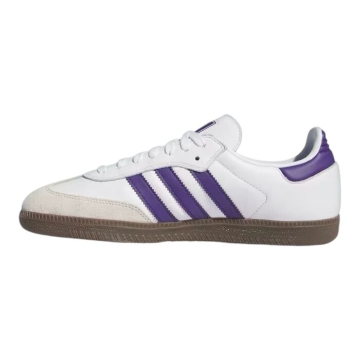 Adidas Skateboarding Samba Adv - Cloud White/Collegiate Purple/Gold Metallic