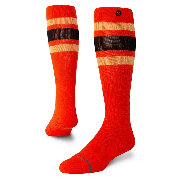 Stance Boyd Mid Wool Snow - Tomato