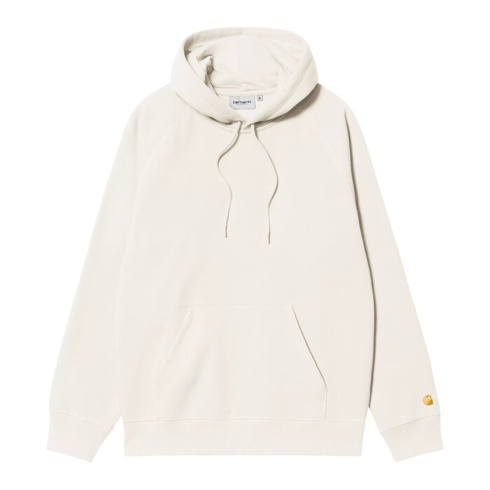 Carhartt WIP Hooded Chase Sweat - Wax/Gold
