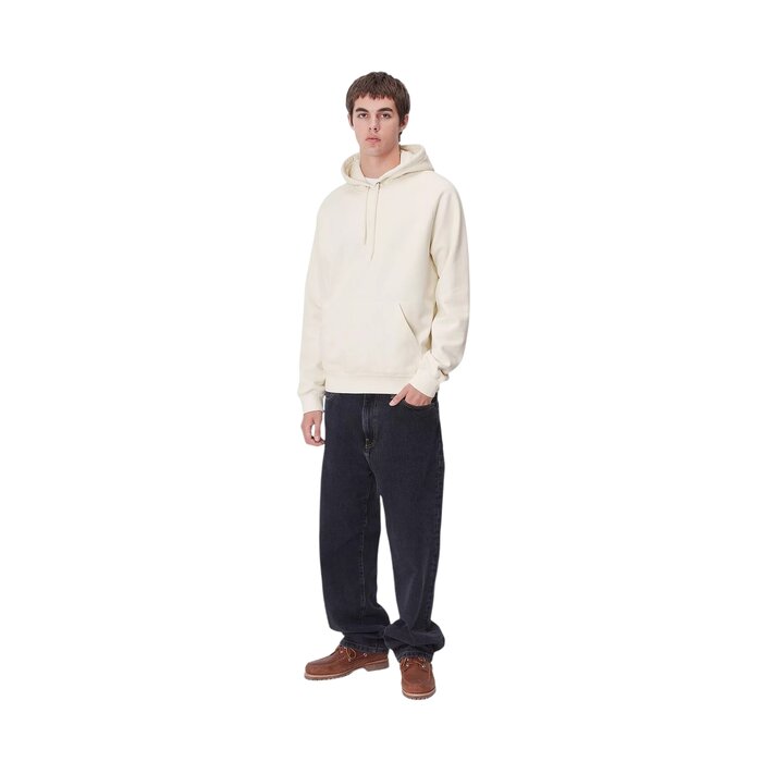 Carhartt WIP Hooded Chase Sweat - Wax/Gold