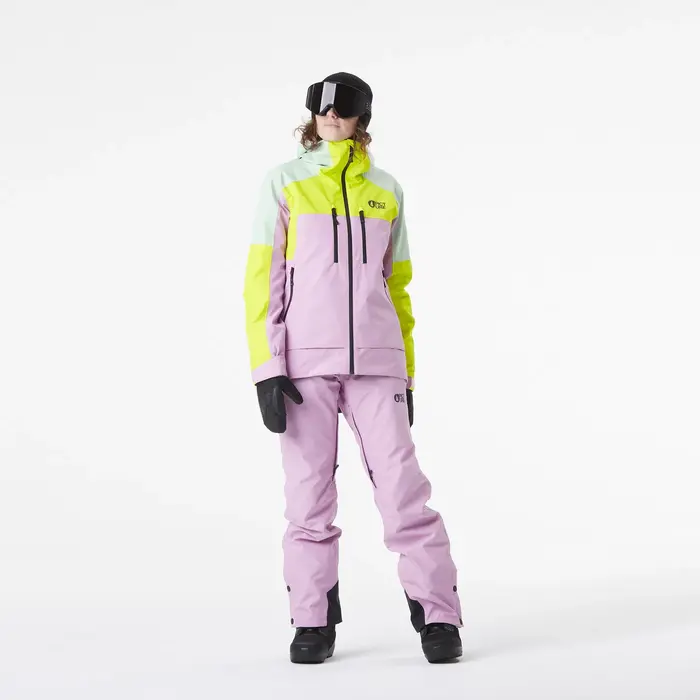 Picture W' Exa Jkt - Orchid Acid/Silt Green