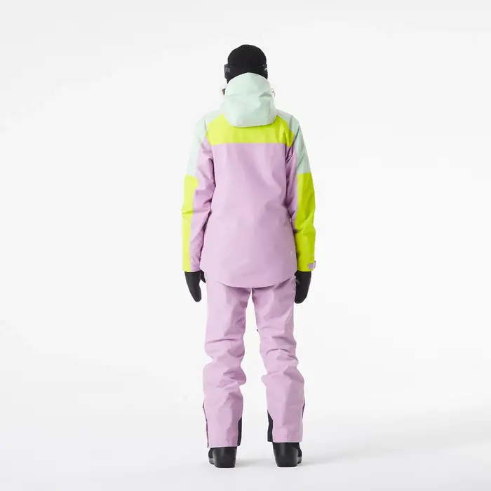 Picture W' Exa Jkt - Orchid Acid/Silt Green