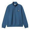 Half Zip American Script -  Sodalite