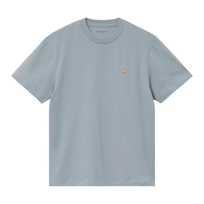 Carhartt WIP W' S/S Chase T-Shirt - Frosted Blue/Gold