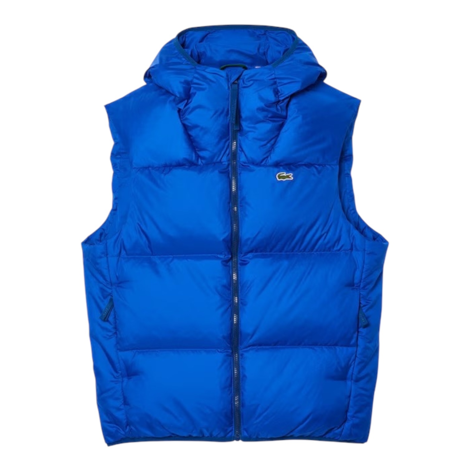 Lacoste Doudoune Courte Sans Manches Déperlante Bleu O'Street - Main Image