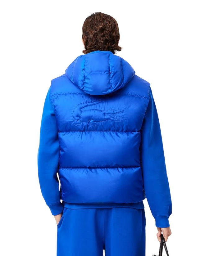 Puffer Doudoune Manche Courte Lacoste Lacoste Doudoune Courte Sans