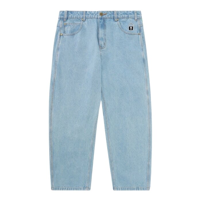 Butter Lock Baggy Denim Jeans - Light Indigo