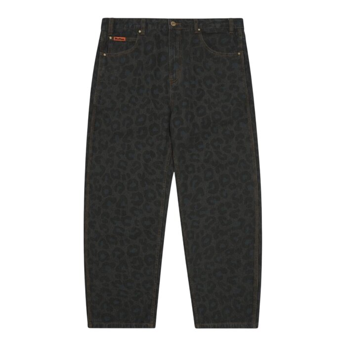 Butter Leopard Denim Jeans - Black